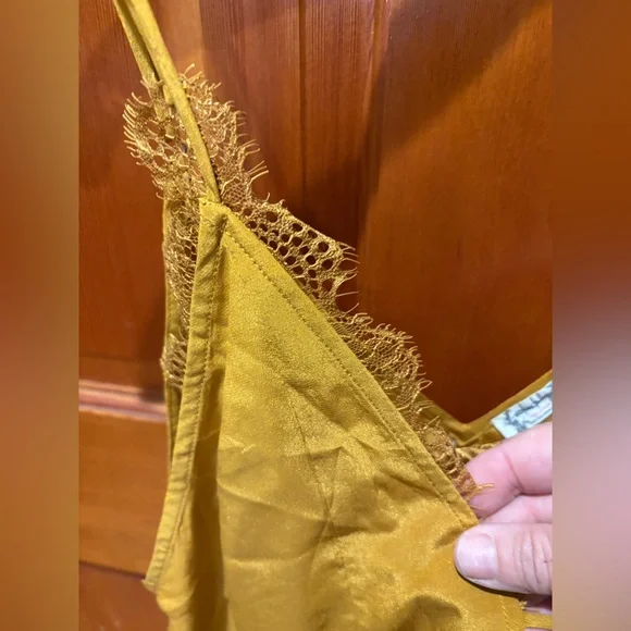 Intimately Free People Lost Dreams Silk and Lance Cami / Brami. - Picture 5 of 16